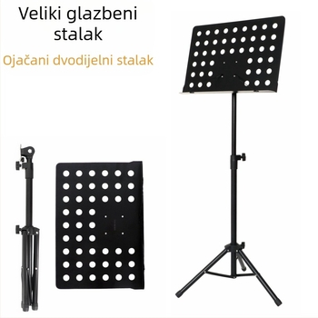 Stalak za partituru, metalni, model M-05, grand staff, marka ZY