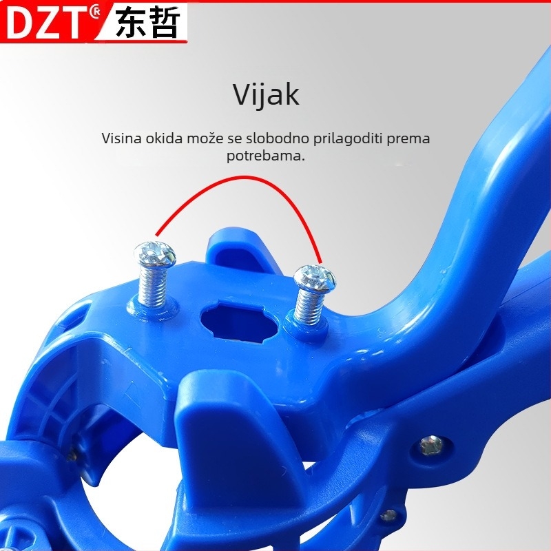 DZT pištolj za pjenu za staklo – ručni tlak, alat za uštedu rada, ABS kućište, za ljepila za staklo