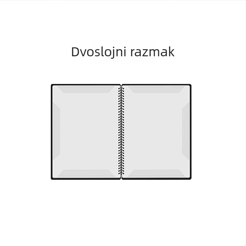 Folder za partiture klavira s prorezanim dizajnom, prilagodljiv, anti-refleksivan PP materijal, model FB-02