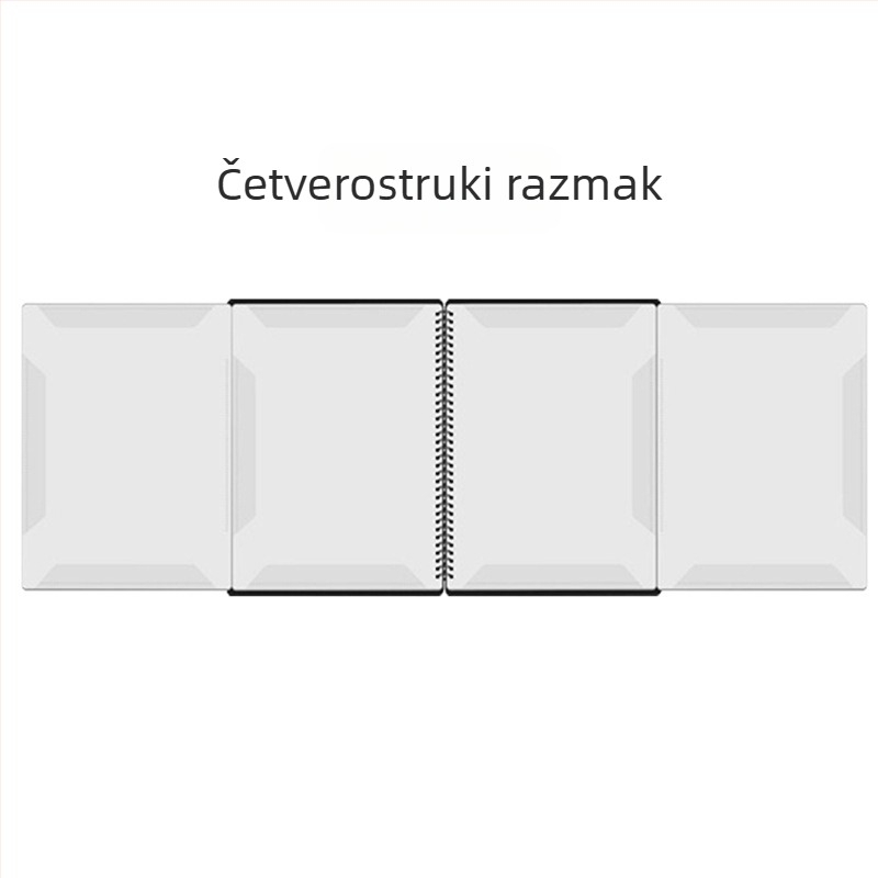 Folder za partiture klavira s prorezanim dizajnom, prilagodljiv, anti-refleksivan PP materijal, model FB-02