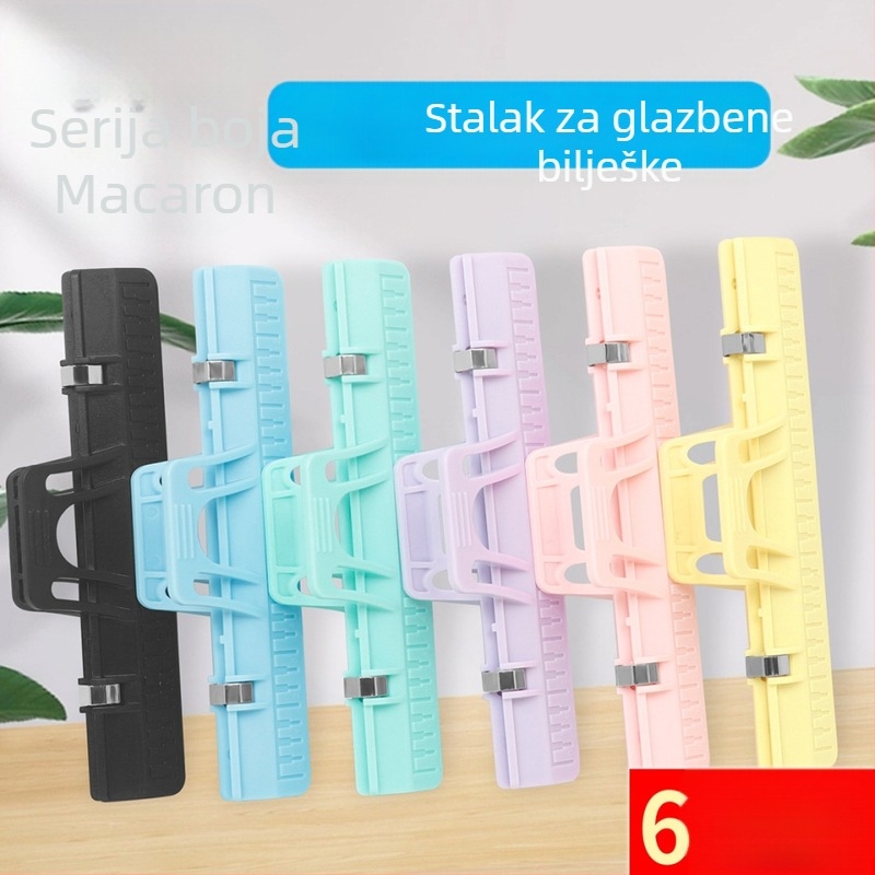 Klip za note GMC-300 za glazbene instrumente, ABS plast s visokokvalitetnim opružnim čelikom