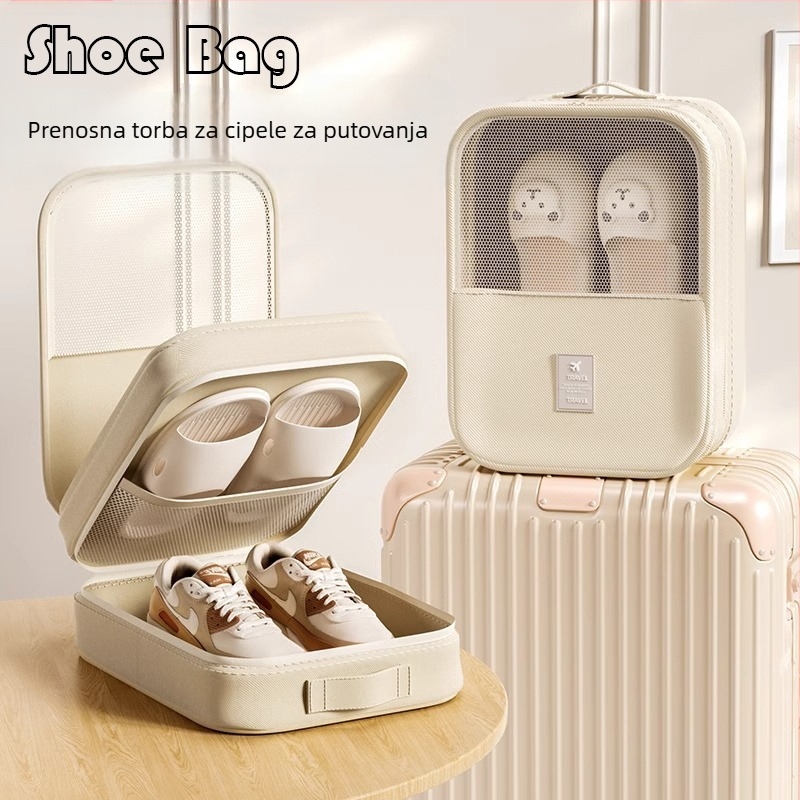 Putna torba za pohranu cipela — Twill materijal, moderni minimalistički stil, brand Step Ashore, kategorija: navlake i torbe za cipele, proljeće 2025.