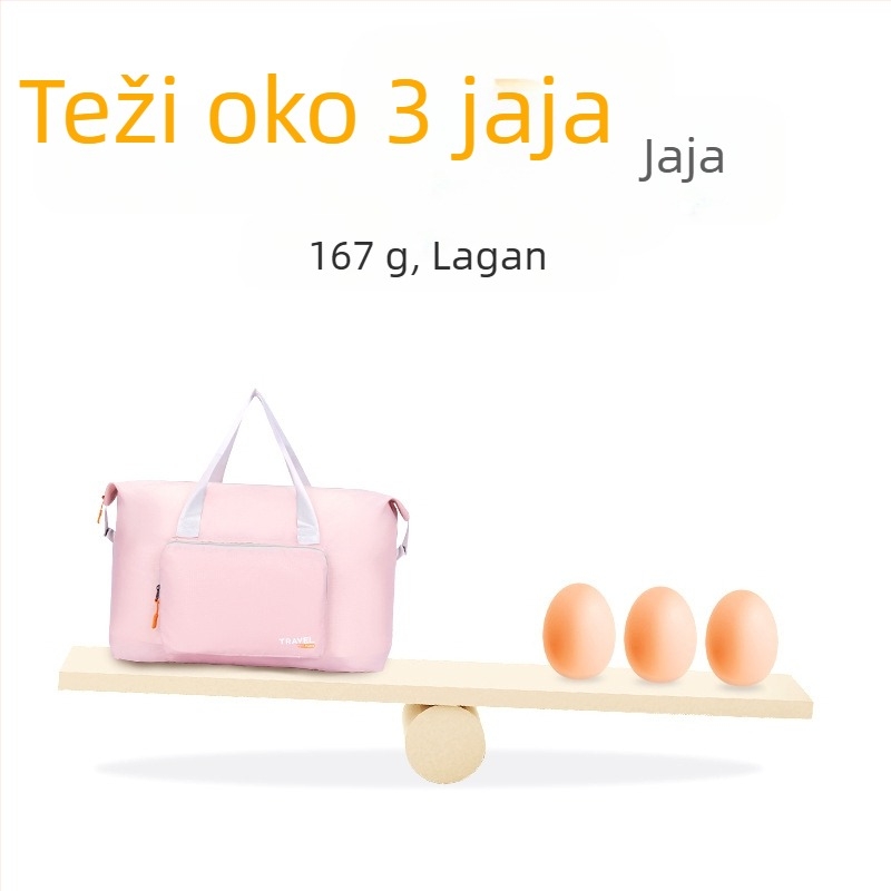 Sklopiva putna torba - Veliki kapacitet (20–35L), Poliester, Vodootporna, Izuzetno lagana, Unisex
