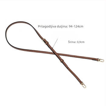 Miss qin PU kožni naramenjak za torbu — bez bušenja, otporan na habanje, gradski minimalistički stil