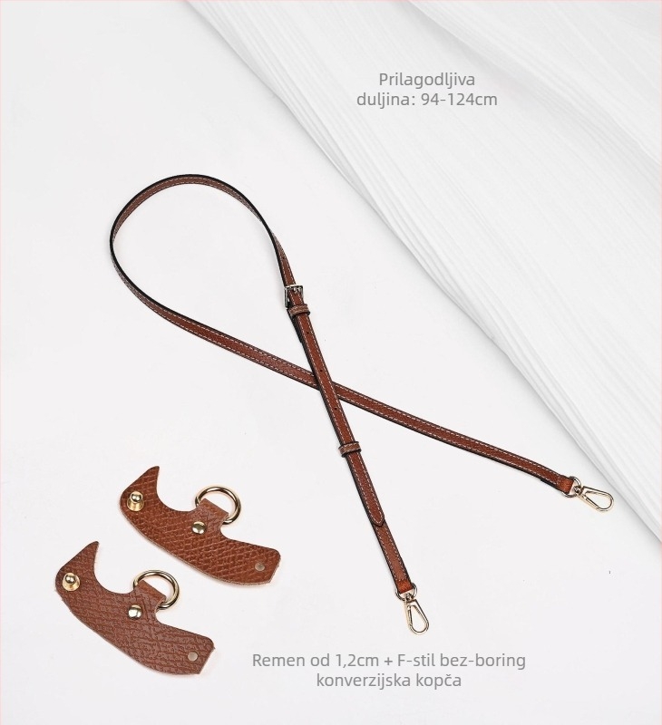 Miss qin PU kožni naramenjak za torbu — bez bušenja, otporan na habanje, gradski minimalistički stil