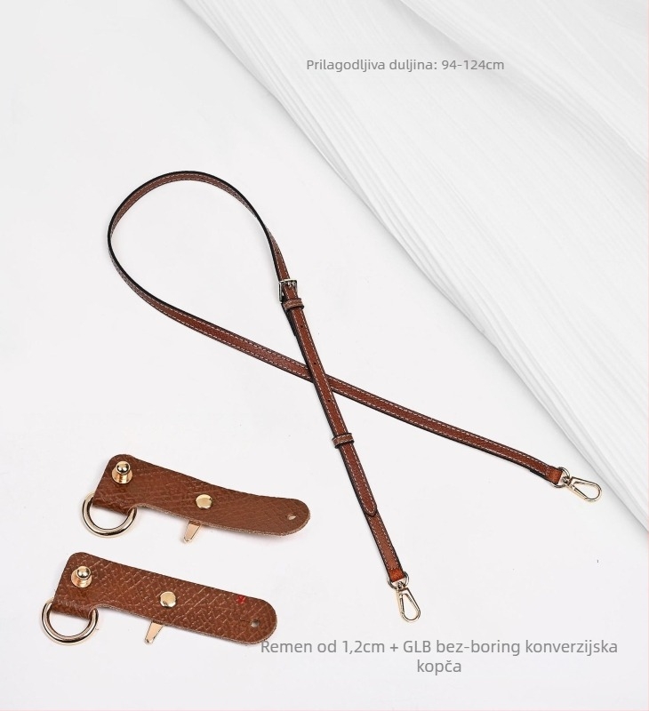 Miss qin PU kožni naramenjak za torbu — bez bušenja, otporan na habanje, gradski minimalistički stil