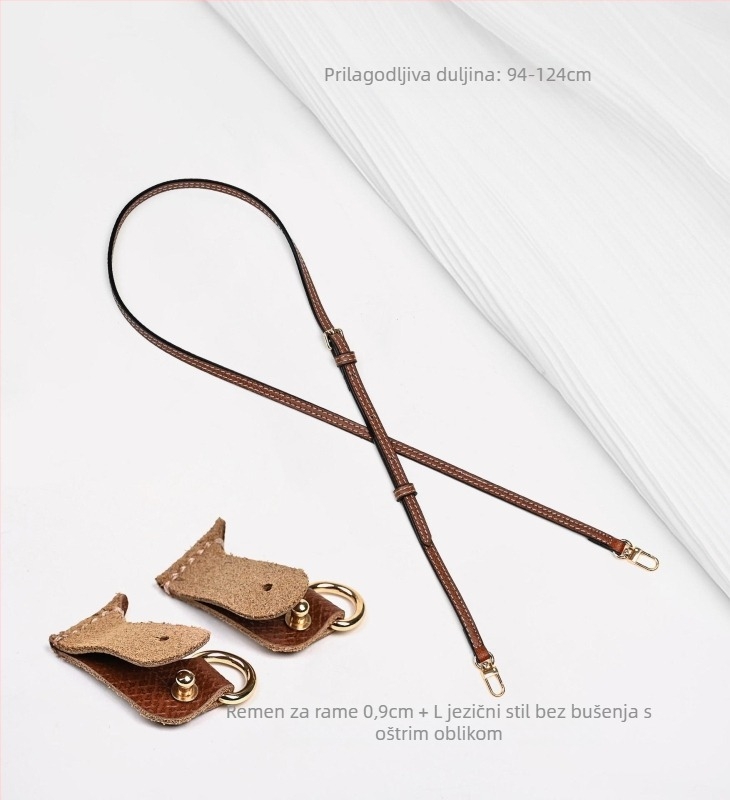 Miss qin PU kožni naramenjak za torbu — bez bušenja, otporan na habanje, gradski minimalistički stil