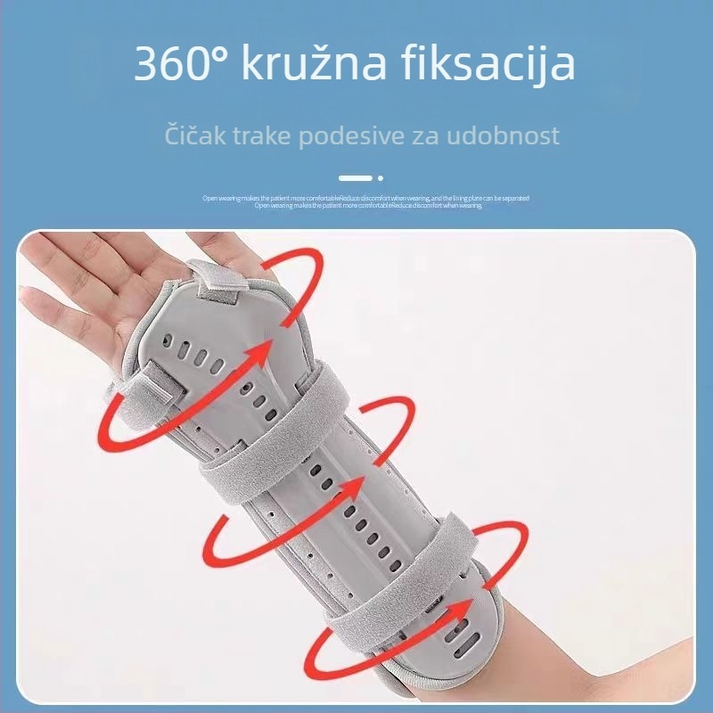 Prilagodljiva prozračna šina za zglob i zaštita podlaktice