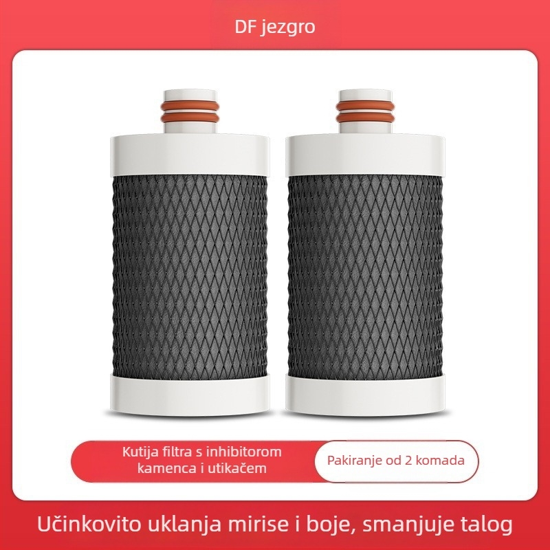 Prednje montiran nehrđajući čelični filtar za vodu za kuhinju i kupaonicu; zamjenjivi i perivi keramički filter; ultrafiltracijska membrana, 1. razina filtracije, 0–38°C, tlak vode 0.1–0.4 MPa, 1000 L/dan