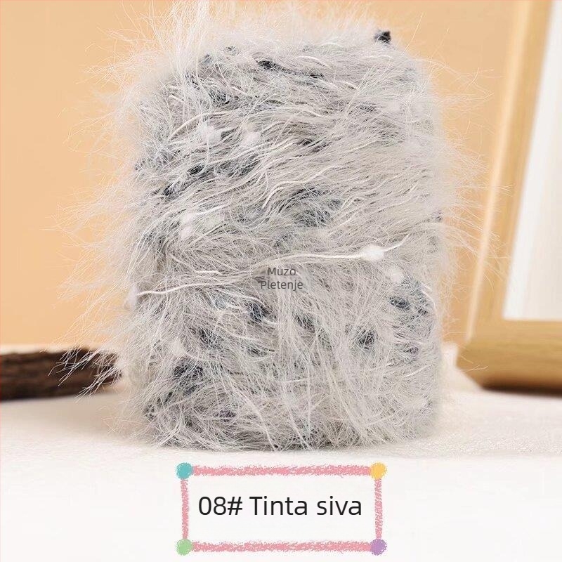 Muzo pređa mink velvet – kružno isprepletanje, za ručno pletenje
