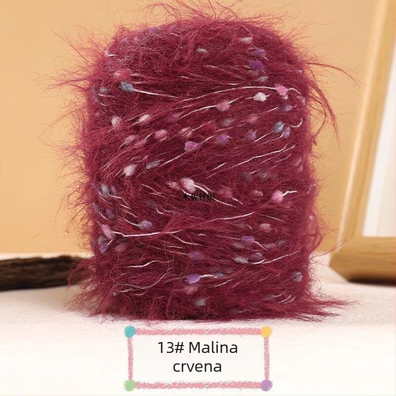 Muzo pređa mink velvet – kružno isprepletanje, za ručno pletenje