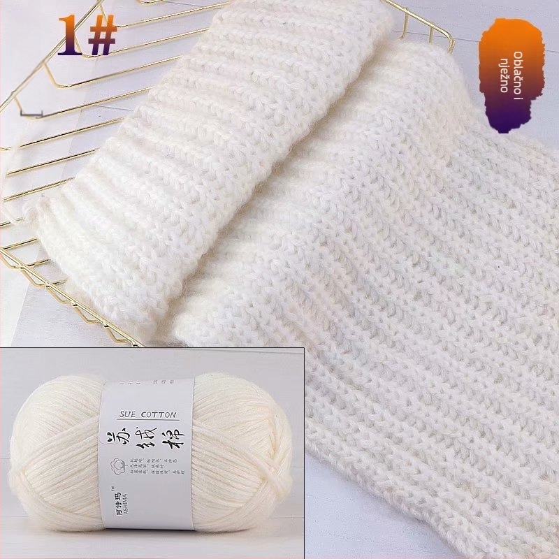 Najl za ručno pletenje, mješovita; Sastav: zečji baršun i modificirani poliester; Oblik vlakna: linija; Proces predenja: prstenasto predenje; Okret: 10