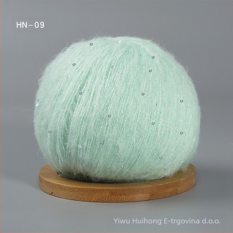 Mohair vlakna, worsted pređa, vlakno u grupama, za ručno pletene lutke