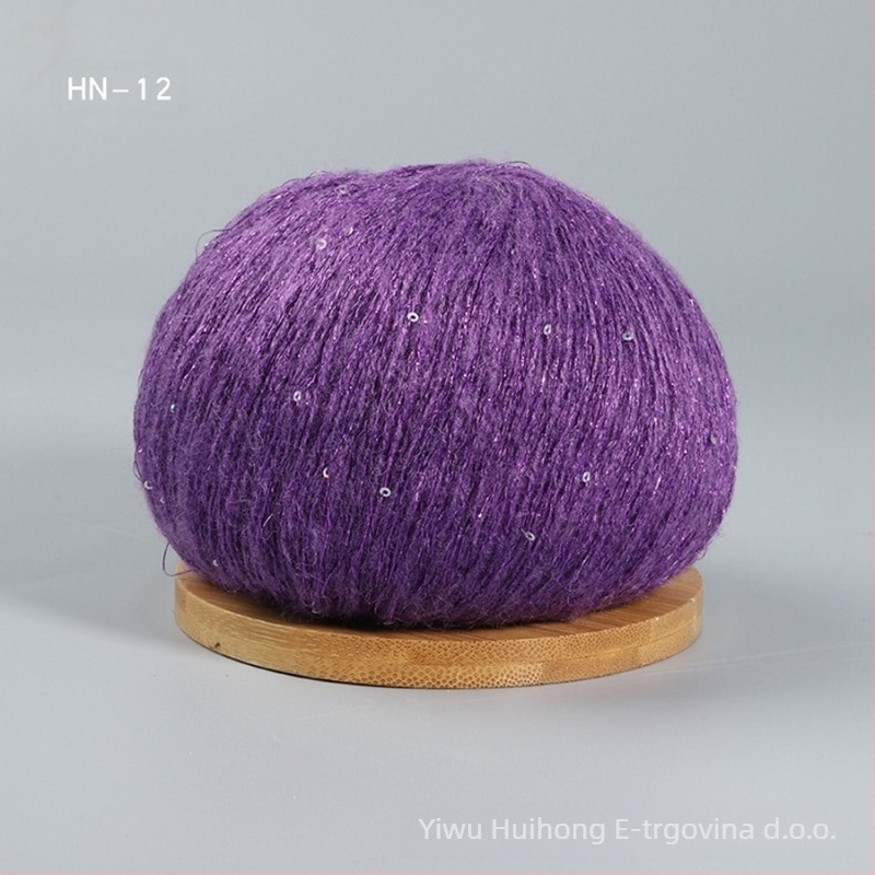 Mohair vlakna, worsted pređa, vlakno u grupama, za ručno pletene lutke