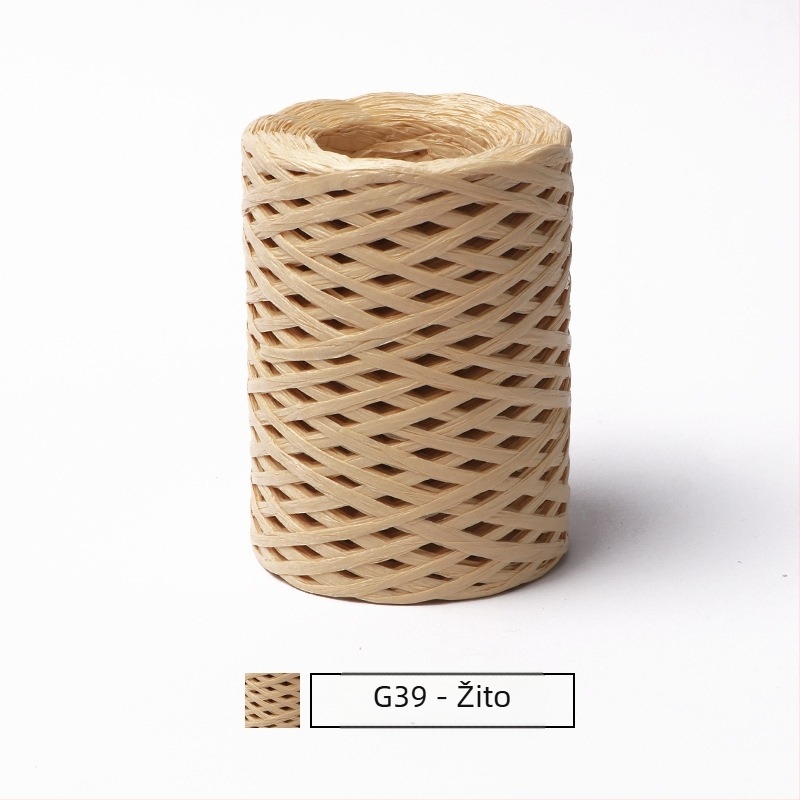 Vlakna od pamuka raffije — ring spinning, marka hiraffia (alias: hiraffia cheer)