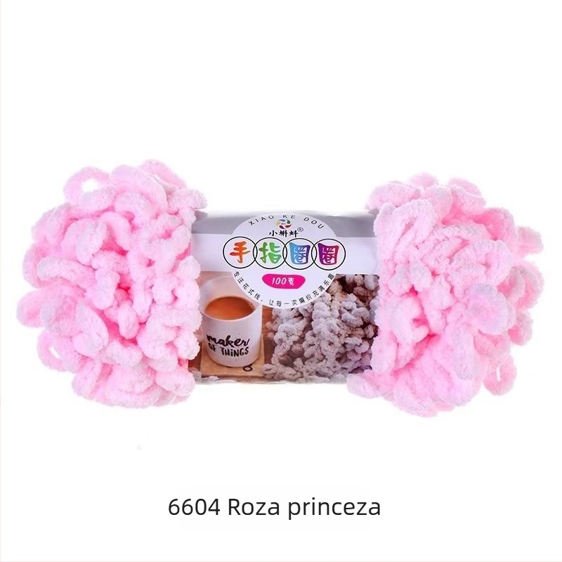 Prstenasta prična pređa — debela za DIY jastuke, 16s, jednostruki, semi-worsted linija