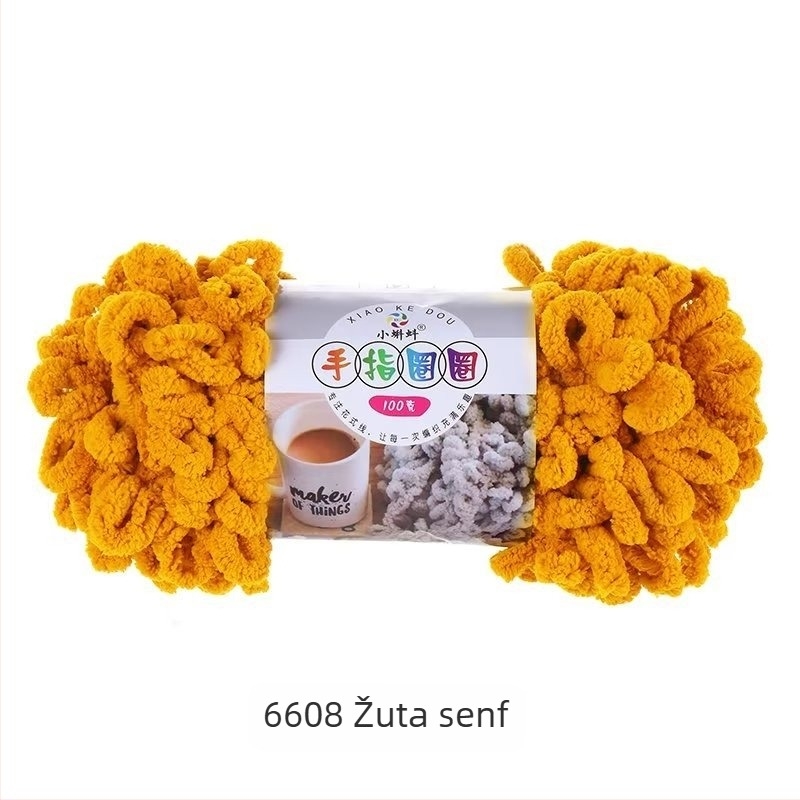 Prstenasta prična pređa — debela za DIY jastuke, 16s, jednostruki, semi-worsted linija