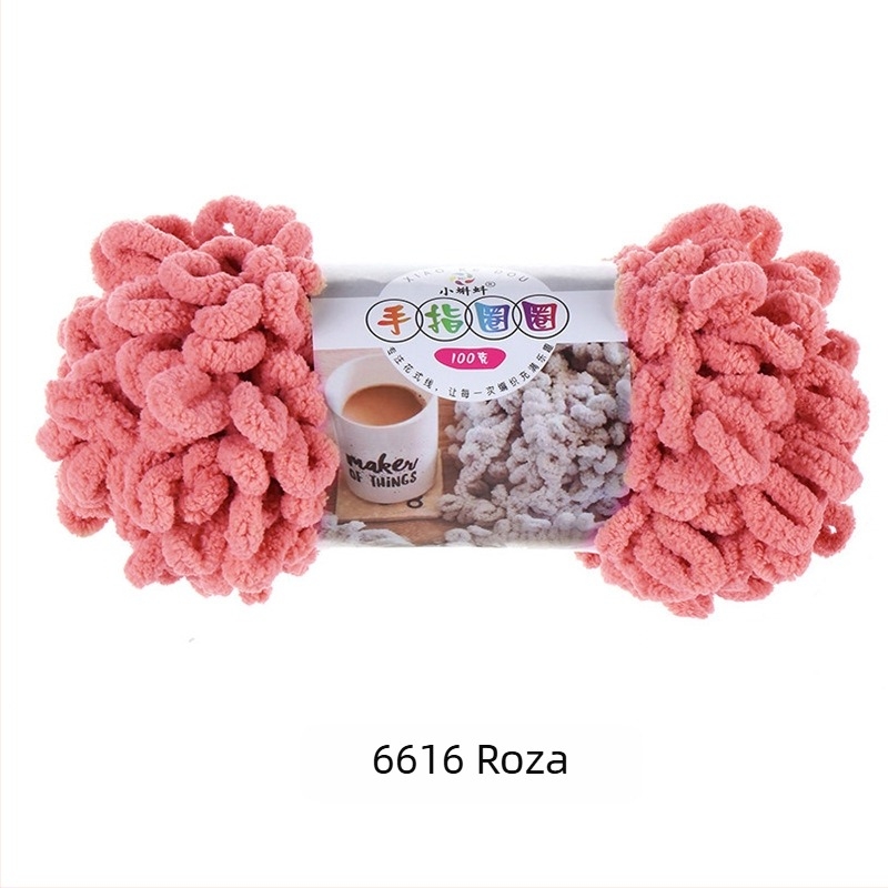 Prstenasta prična pređa — debela za DIY jastuke, 16s, jednostruki, semi-worsted linija