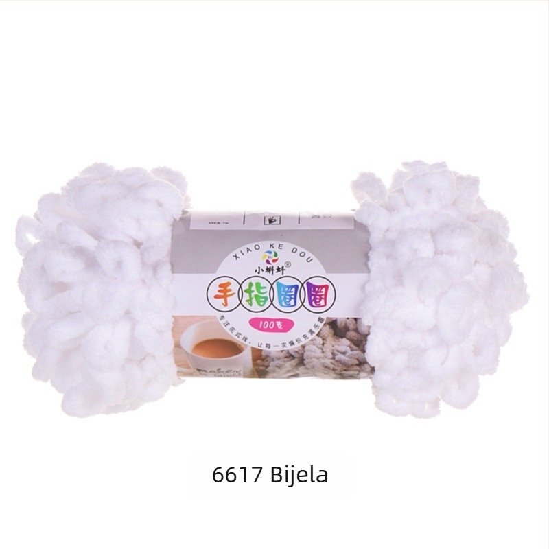 Prstenasta prična pređa — debela za DIY jastuke, 16s, jednostruki, semi-worsted linija