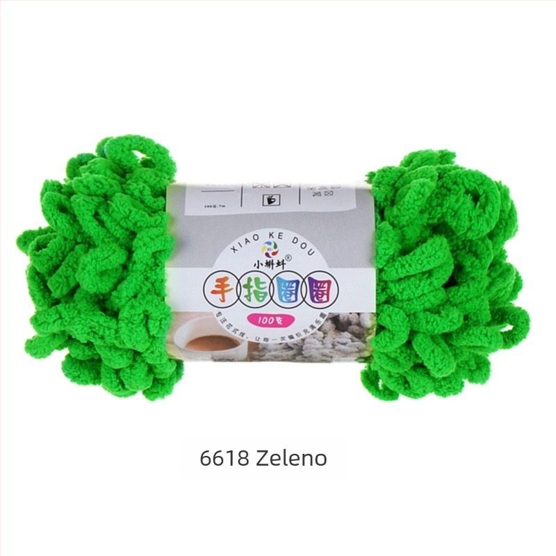 Prstenasta prična pređa — debela za DIY jastuke, 16s, jednostruki, semi-worsted linija