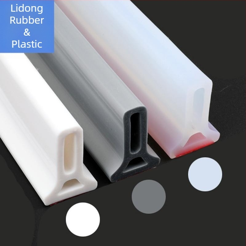 Fleksibilna silikonska traka za zadržavanje vode u kupaonici – suho/mokro odvajanje, otporno na habanje, marka Mijue