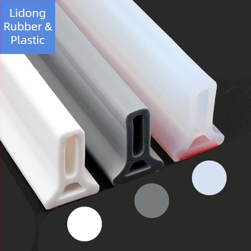 Fleksibilna silikonska traka za zadržavanje vode u kupaonici – suho/mokro odvajanje, otporno na habanje, marka Mijue