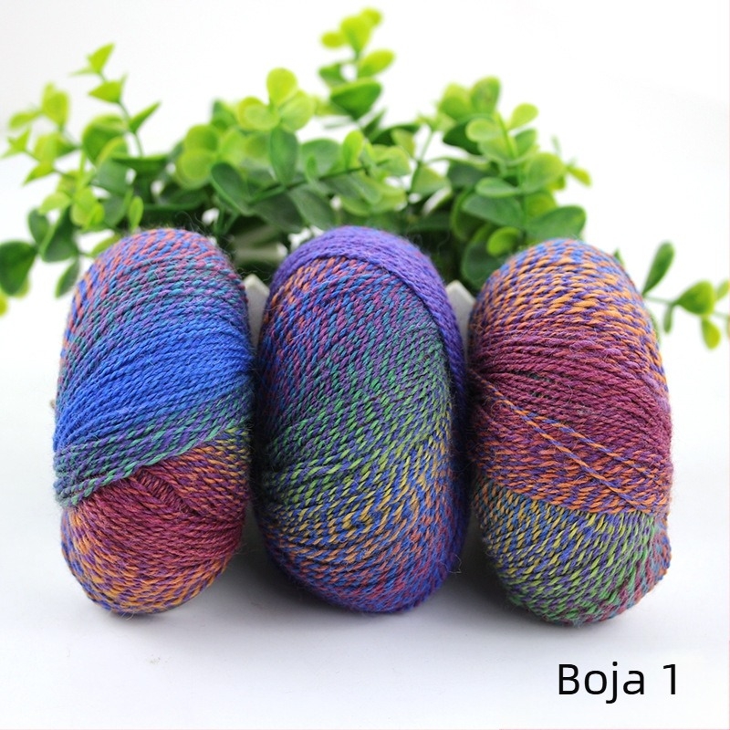 Rainbow Magic Ball vunena pređa, 50 g, 2 niti, miješano predenje, sastav: vuna-nylon