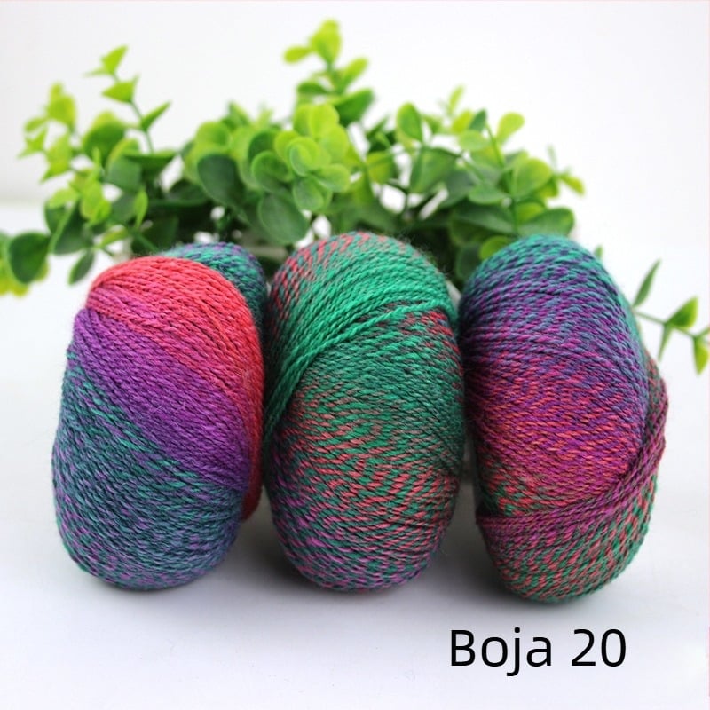 Rainbow Magic Ball vunena pređa, 50 g, 2 niti, miješano predenje, sastav: vuna-nylon