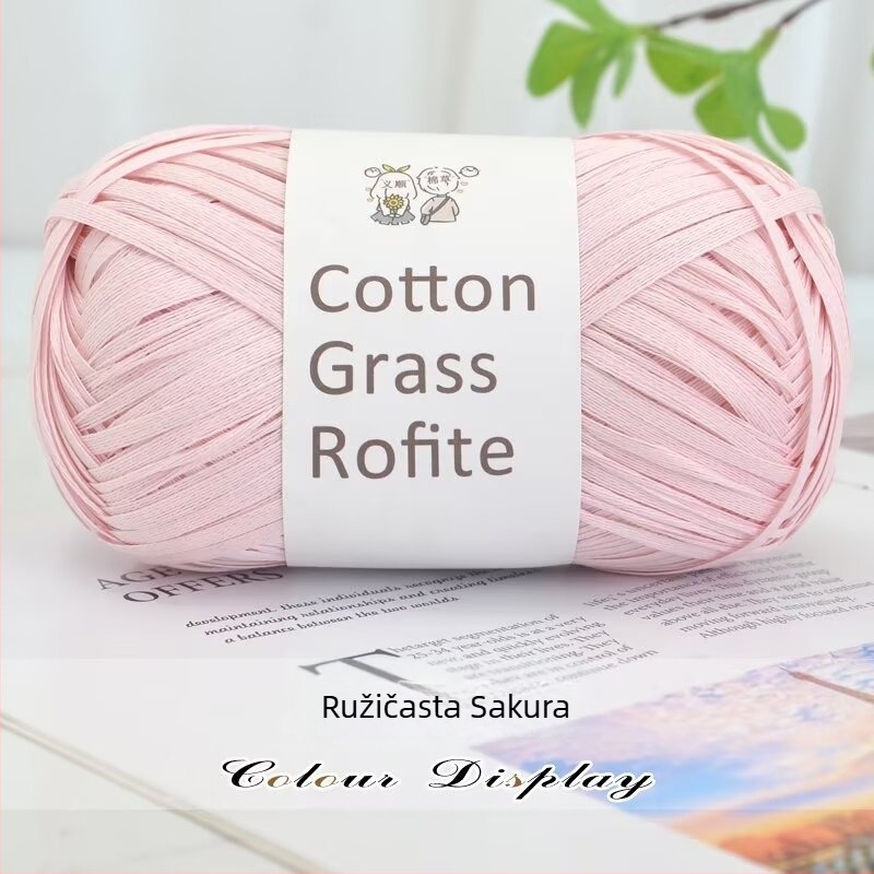 Ručni pleteni dodaci – Ino Cotton Grass Thread, vunena niti (Marka: Ino; Tip niti: niti; Proces pletenja: pletenje; Glavna namjena: ručno pleteno; Alias: Cotton grass thread)