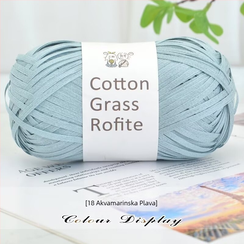 Ručni pleteni dodaci – Ino Cotton Grass Thread, vunena niti (Marka: Ino; Tip niti: niti; Proces pletenja: pletenje; Glavna namjena: ručno pleteno; Alias: Cotton grass thread)