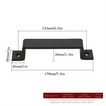 Shangpinnu 9822 metalni držač za vrata štale, za drvena vrata, s elektrogalvaniziranim završetkom