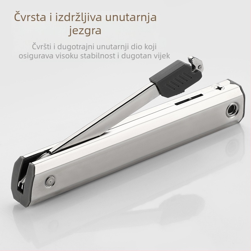 Hidraulični štap za nagibna vrata ormara, model Elf; materijal: hladno valjani čelik; elektroplatirani završetak; stil Light Luxury; Yankailong Hardware