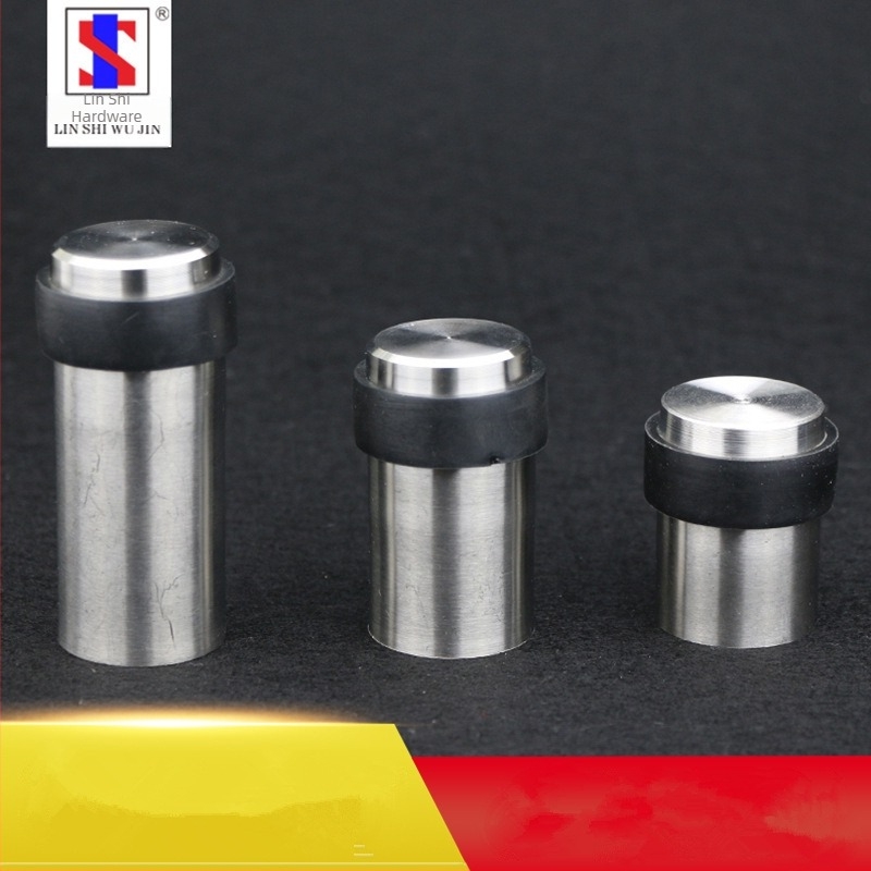 Nehrđajući čelični dverni zaustavljač, podni montaža, cilindrični dizajn, tip: limitator vrata, ručna kontrola