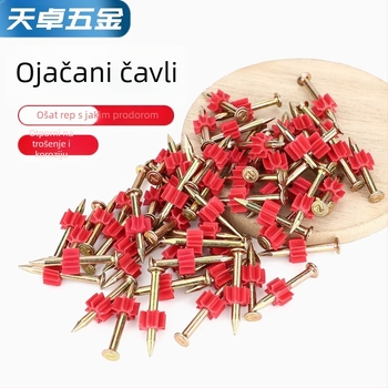 Tianzhuo Hardware – Visokočvrsti čelični čavli za betonske zidove – učvršćivanje na zid, vješanje slika, reklamni čavli, nevidljivi dizajn
