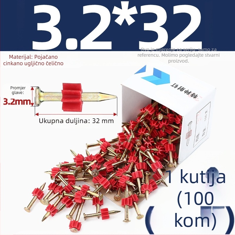 Tianzhuo Hardware – Visokočvrsti čelični čavli za betonske zidove – učvršćivanje na zid, vješanje slika, reklamni čavli, nevidljivi dizajn