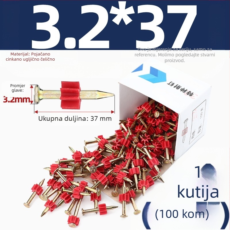 Tianzhuo Hardware – Visokočvrsti čelični čavli za betonske zidove – učvršćivanje na zid, vješanje slika, reklamni čavli, nevidljivi dizajn