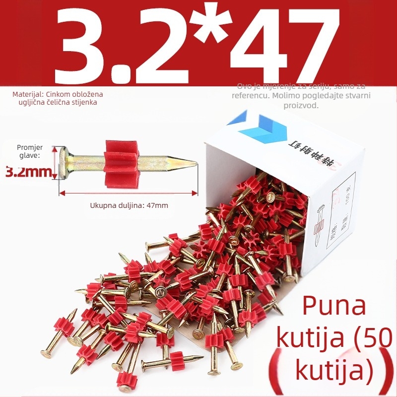 Tianzhuo Hardware – Visokočvrsti čelični čavli za betonske zidove – učvršćivanje na zid, vješanje slika, reklamni čavli, nevidljivi dizajn