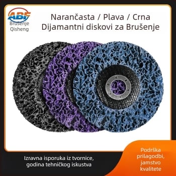 Brušna ploča za metal i nehrđajući čelik – uklanjanje hrđe i boje, zaobljavanje rubova, završna obrada zavarnih šavova