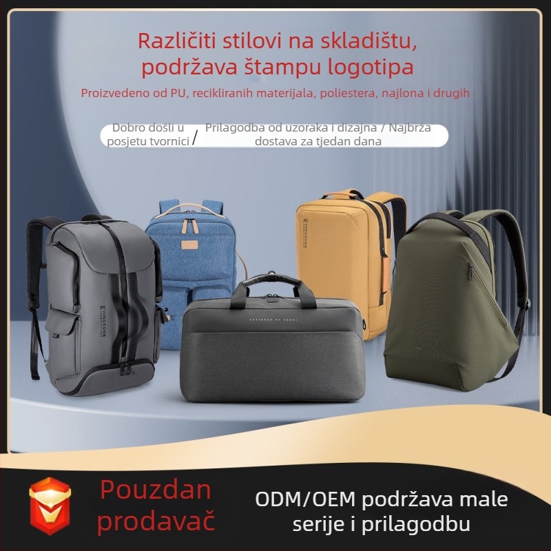 Unisex tehničko-modni ruksak za svakodnevnu upotrebu, poliester, proširiva kapaciteta 20–35 L, kompatibilan s 15-inčnim prijenosnim računalom
