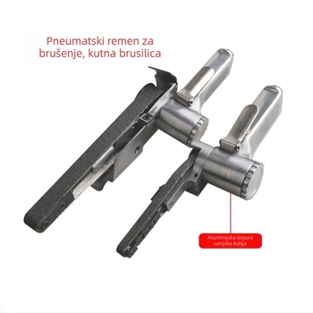 Industrijske razine pneumatski brus s remenskom glavom, duljina 350 mm, marka Dzt/Dongzhe