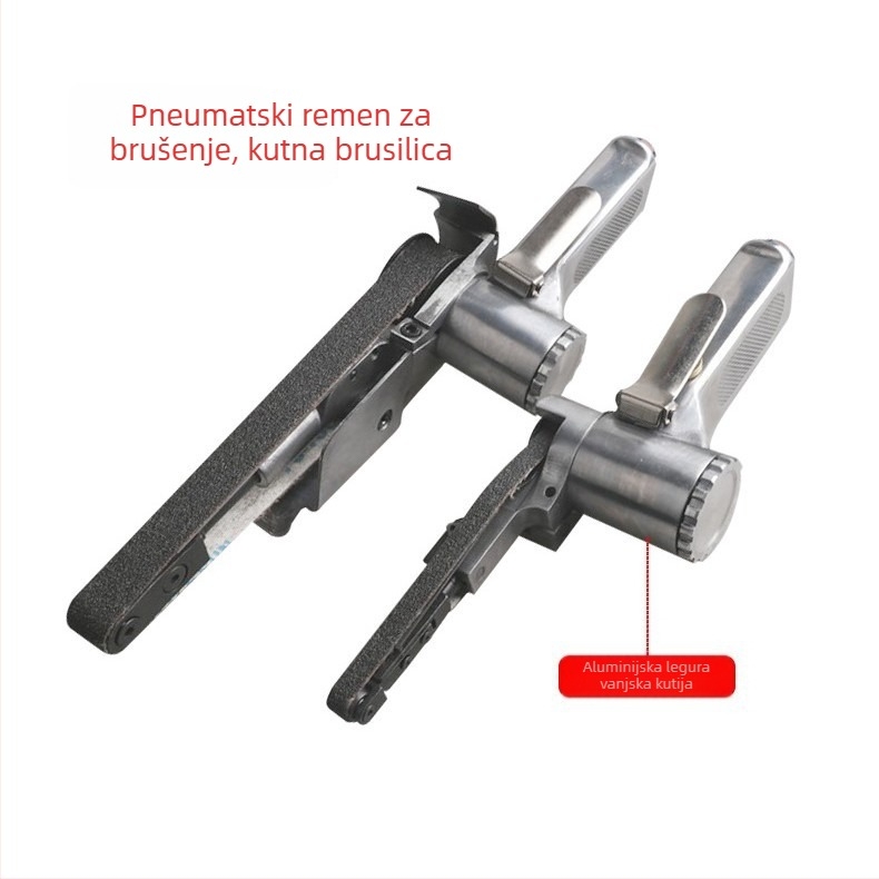 Industrijske razine pneumatski brus s remenskom glavom, duljina 350 mm, marka Dzt/Dongzhe