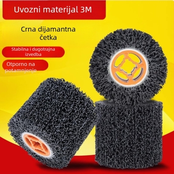 3M Brushed Wheel za poliranje metala s najlonskom podlogom, dijamantni abraziv, serija Brushed wheel, za brušenje metala i uklanjanje hrđe