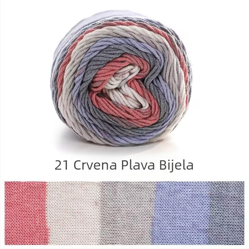 Ruyi Bird set vlakana za ručno pletenje — mješavina vlakana ring-spun iz Hebeija, za pulovere i kapice
