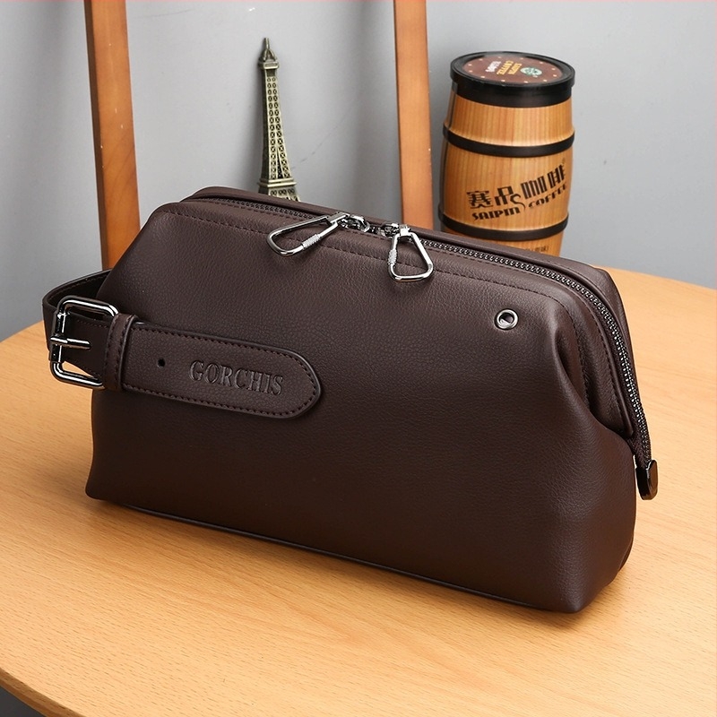 Muški clutch od umjetne kože, poslovno-elitni stil, funkcija olakšavanja tereta, model 7201