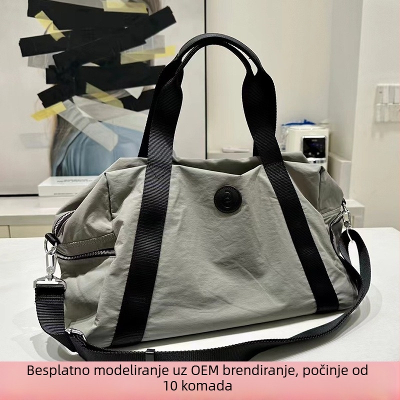 Torba za rameni za vanjska putovanja, 36–55L, Oxford tkanina, suho-mokro odjeljak, poliester podstava, unisex