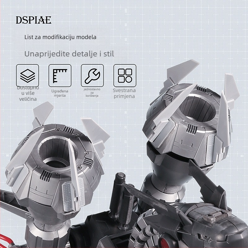Gundam GK modifikacijski dijelovi – ABS plastična ploča (Marka: Discs; Materijal: ABS; Neto težina: 1)