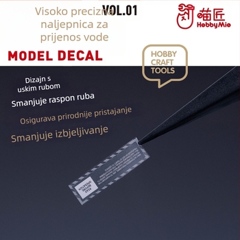 Vodi transfer naljepnica VOL1 model – Meowsmith, univerzalni uzorak, fluorescencijska opcija, materijal: vodena naljepnica, težina: 1