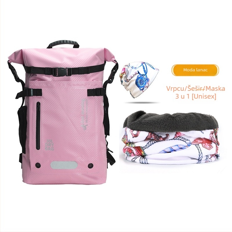 30L vodootporan ruksak od karbonskih vlakana, s odjeljkom za suho i mokro te višestrukim džepovima