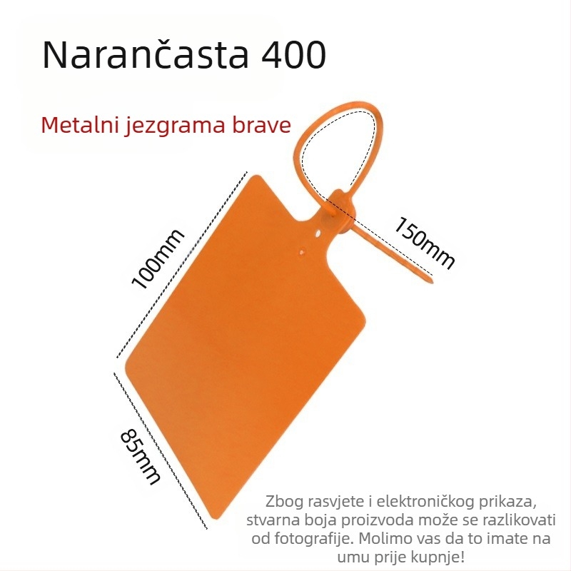 Plastična logistička viseća etiketa, lasersko ispisivanje, prilagodljivo, PP materijal, marka AFD Anfenda, identifikacijska naljepnica