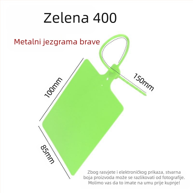 Plastična logistička viseća etiketa, lasersko ispisivanje, prilagodljivo, PP materijal, marka AFD Anfenda, identifikacijska naljepnica